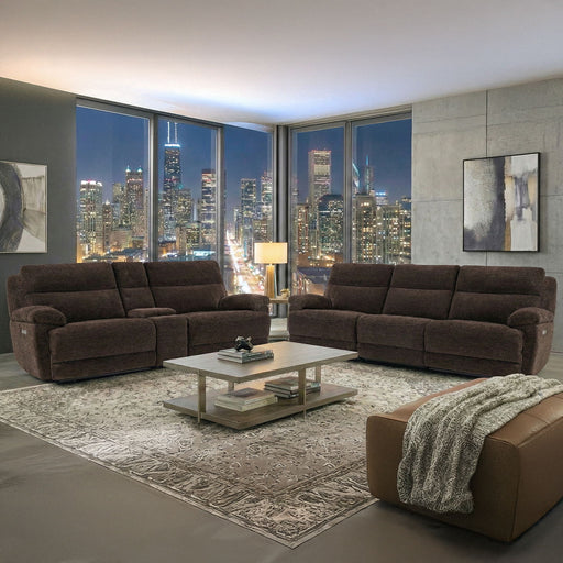 Gatlin - Dual-Power Reclining Sofa & Loveseat – Reclining Sofas & Loveseats by Steve Silver Furniture at Furniture Wholesale Plus , Nashville furniture store