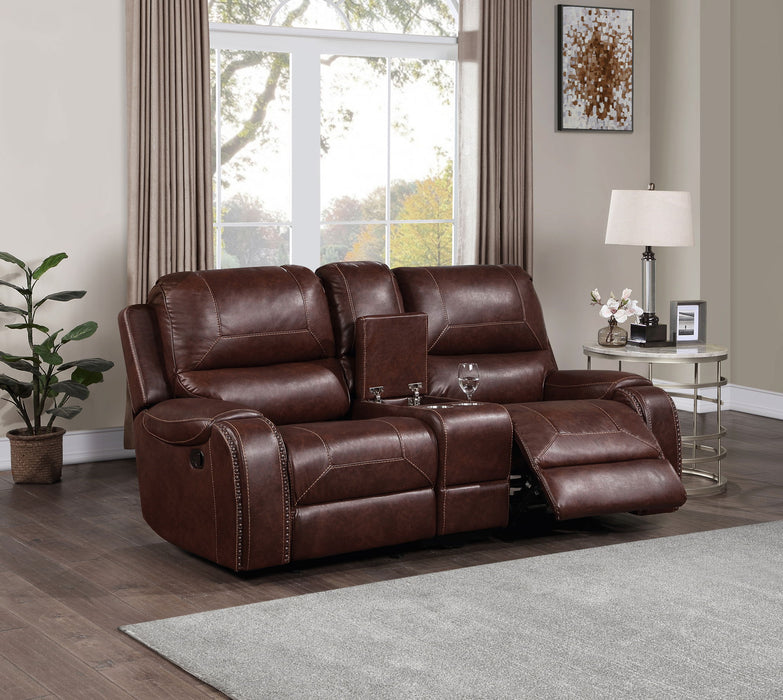Keily - Manual Motion Glider Loveseat – Reclining Loveseats by Steve Silver Furniture at Furniture Wholesale Plus , Nashville furniture store