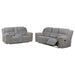 Gilson - Chenille Upholstered Sofa Set – Reclining Sofas & Loveseats by Coaster Fine Furniture at Furniture Wholesale Plus , Nashville furniture store