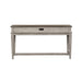 Heartland - Console Bar Table - Antique White / Tobacco Tops – Console Tables by Liberty Furniture at Furniture Wholesale Plus , Nashville furniture store