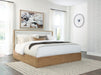 Pamaria - King Upholstered Bed - Light Brown – Upholstered Beds by Signature Design by Ashley® at Furniture Wholesale Plus , Nashville furniture store