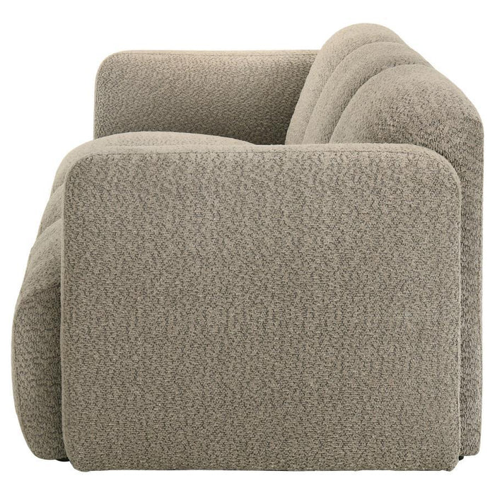 Dorset - Fabric Upholstered Round Track Arm Sofa – Stationary Sofas by Coaster Fine Furniture at Furniture Wholesale Plus , Nashville furniture store