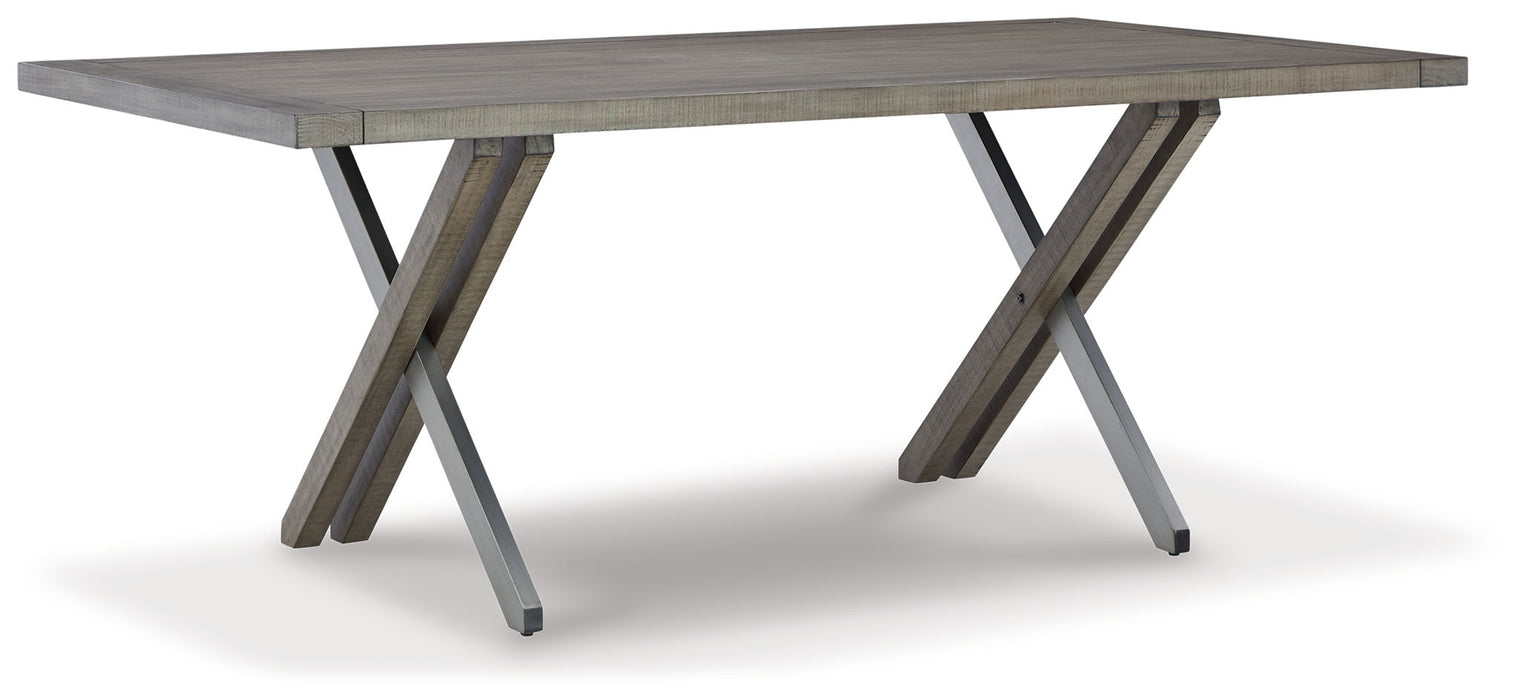 Krystanza - Rectangular Dining Room Table - Weathered Gray – Dining Tables by Millennium® by Ashley at Furniture Wholesale Plus , Nashville furniture store