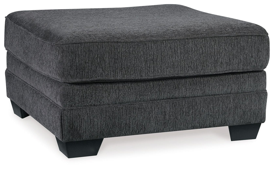 Tracling - Oversized Accent Ottoman - Slate – Accent Ottomans by Benchcraft® at Furniture Wholesale Plus , Nashville furniture store
