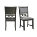 Amherst - Dining Side Chair With Fabric Cushion Side Stretcher (Set of 2) - Gray Finish – Chair Sets by Elements International at Furniture Wholesale Plus , Nashville furniture store