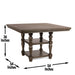 Caswell - Counter Table - Dark Gray – Counter Tables by Steve Silver Furniture at Furniture Wholesale Plus , Nashville furniture store