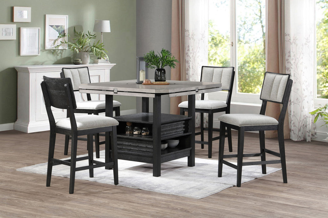 Cline - 5 Piece Dining Room Set - Gray – 5 Piece Dining Room Sets by Crown Mark at Furniture Wholesale Plus , Nashville furniture store
