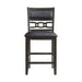 Amherst - Counter Height Faux Leather Side Chair (Set of 2) - Walnut – Chair Sets by Elements International at Furniture Wholesale Plus , Nashville furniture store