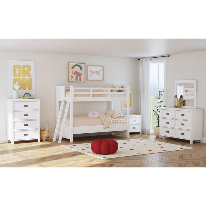 Hampton Kids - Bunk Bed With Ladder – Bunk Beds by Elements International at Furniture Wholesale Plus , Nashville furniture store