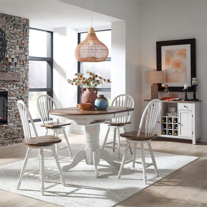 Carolina Crossing - Gathering Table Set – 5 Piece Dining Room Sets by Liberty Furniture at Furniture Wholesale Plus , Nashville furniture store