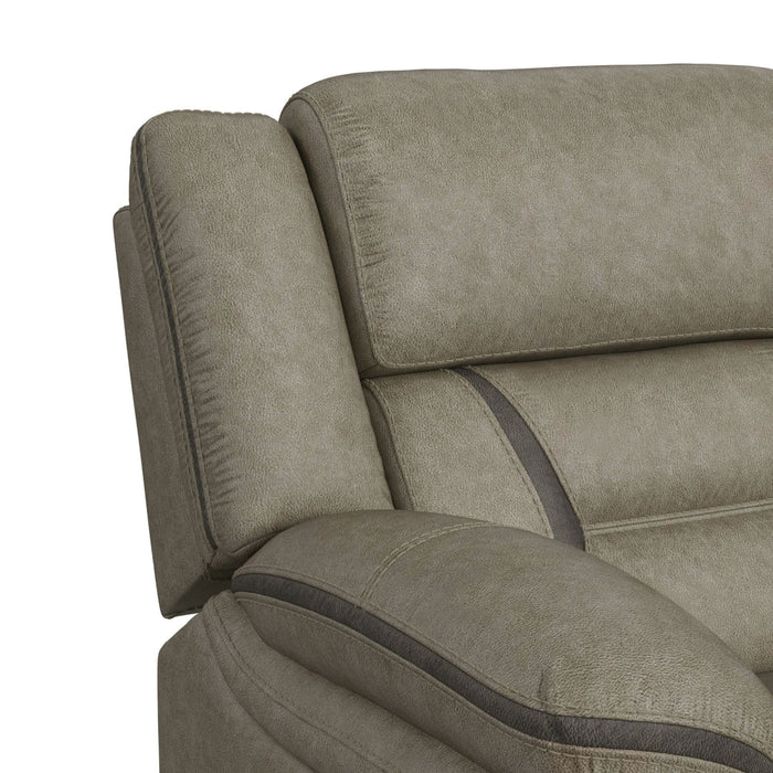 Engage - Motion Loveseat With Console – Reclining Loveseats by Elements International at Furniture Wholesale Plus , Nashville furniture store