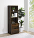 Westpark - 3-Shelf Bookcase USB And Lockable Drawer - Premium Standard Bookcases from Coaster Fine Furniture - Just $279! Shop now at Furniture Wholesale Plus  We are the best furniture store in Nashville, Hendersonville, Goodlettsville, Madison, Antioch, Mount Juliet, Lebanon, Gallatin, Springfield, Murfreesboro, Franklin, Brentwood