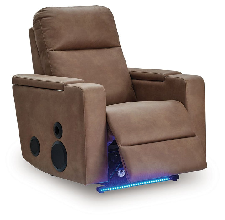 Lorrenton - Glider Power Recliner With Audio System - Caramel – Glider Chairs by Signature Design by Ashley® at Furniture Wholesale Plus , Nashville furniture store
