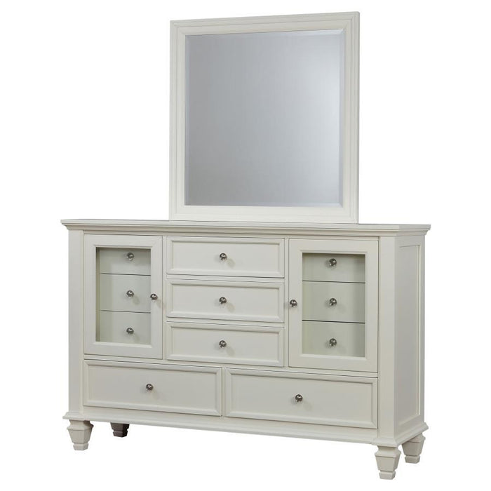 Sandy Beach - 11-drawer Dresser With Mirror – Dresser & Mirror by CoasterEssence at Furniture Wholesale Plus , Nashville furniture store