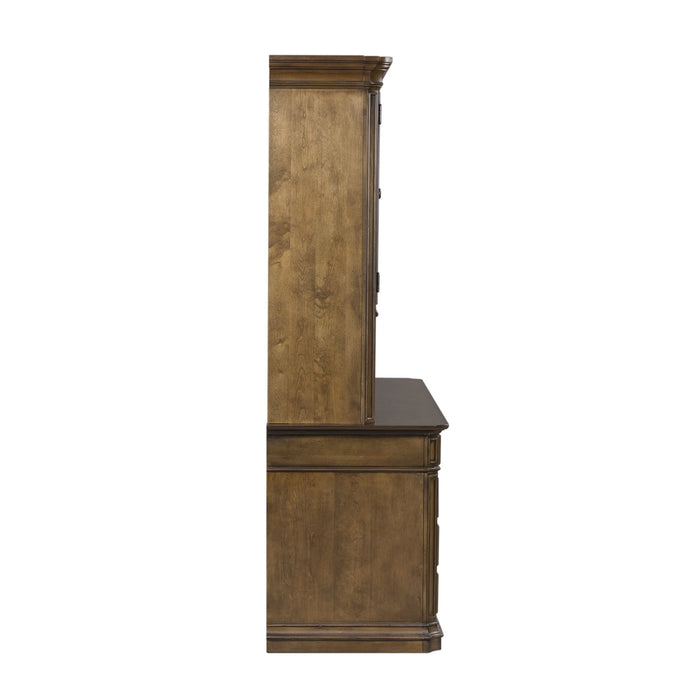 Amelia - 5 Piece Home Office Jr Executive Set - Antique Toffee – 5 Piece Home Office Sets by Liberty Furniture at Furniture Wholesale Plus , Nashville furniture store