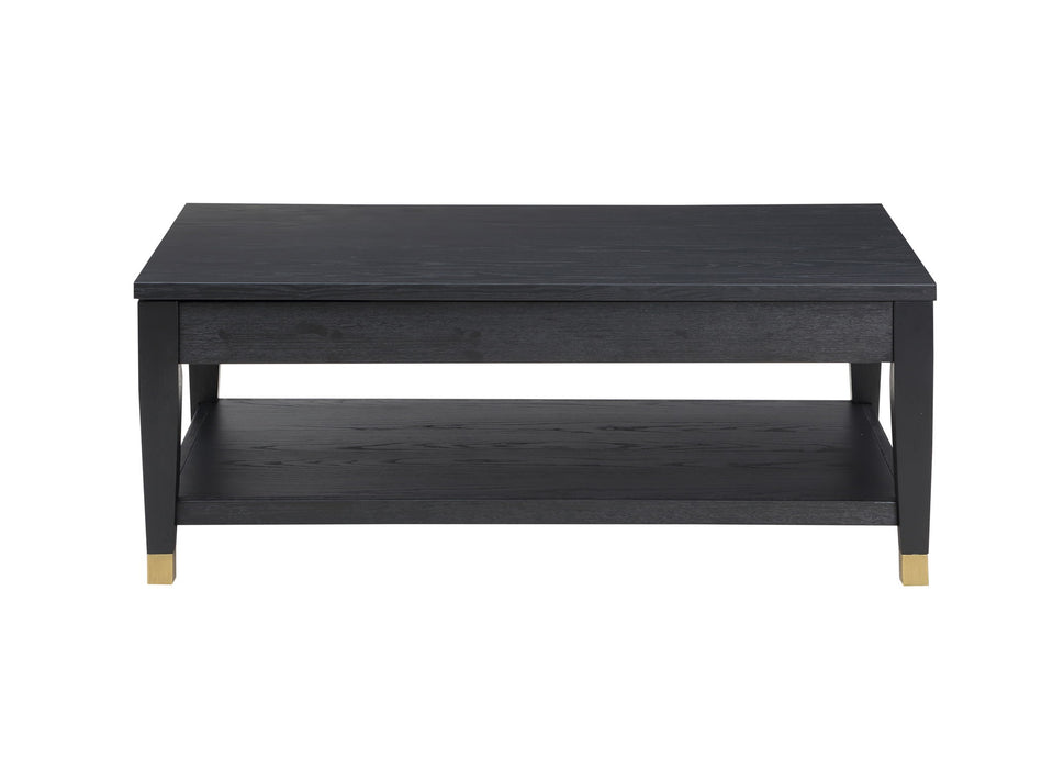 Yves - Lift-Top Coffee table - Black – Coffee Tables by Steve Silver Furniture at Furniture Wholesale Plus , Nashville furniture store