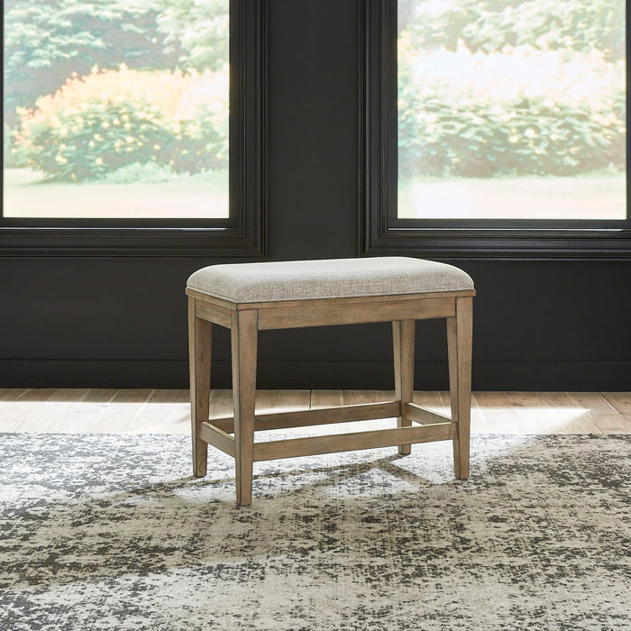 Devonshire - Console Stool - Weathered Sandstone – Counter Height (24"-27") by Liberty Furniture at Furniture Wholesale Plus , Nashville furniture store