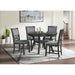 Amherst - Dining Table With Wood Leg - Gray Finish – Dining Tables by Elements International at Furniture Wholesale Plus , Nashville furniture store