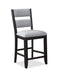 Frey - Counter Height Chair (Set of 2) - Black – Chair Sets by Crown Mark at Furniture Wholesale Plus , Nashville furniture store
