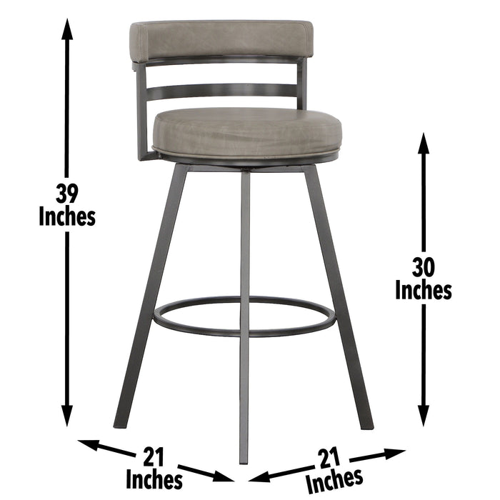 Gene - Swivel Bar Stool - Premium Bar Height (28"-30") from Steve Silver Furniture - Just $179! Shop now at Furniture Wholesale Plus  We are the best furniture store in Nashville, Hendersonville, Goodlettsville, Madison, Antioch, Mount Juliet, Lebanon, Gallatin, Springfield, Murfreesboro, Franklin, Brentwood
