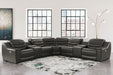 Center Line - Power Recliner Sectional – Reclining Sectionals by Signature Design by Ashley® at Furniture Wholesale Plus , Nashville furniture store