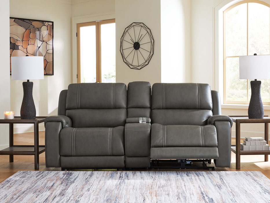 5Z - Pittson - Power Reclining Sectional – Reclining Sectionals by Signature Design by Ashley® at Furniture Wholesale Plus , Nashville furniture store