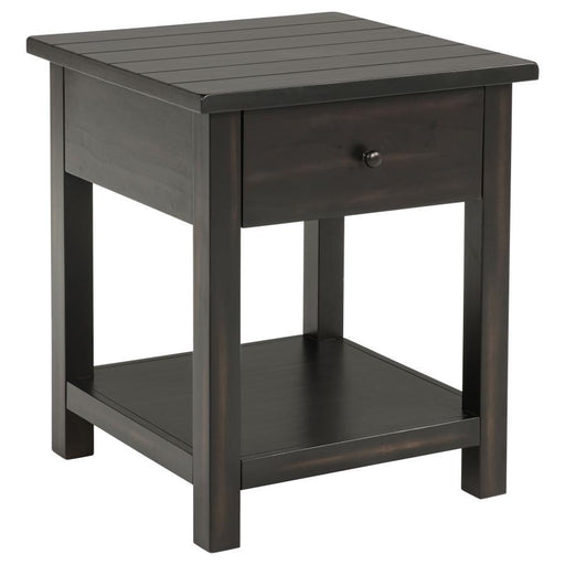 Payne - 1 Drawers Wood End Table with Shelf – End Tables by Coaster Fine Furniture at Furniture Wholesale Plus , Nashville furniture store