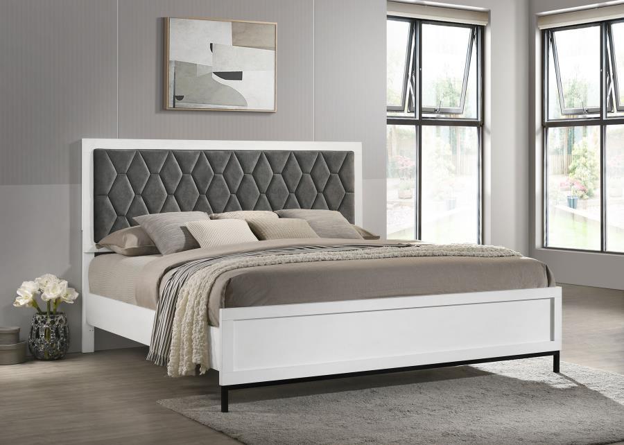 Sonora - Upholstered Panel Bed – Upholstered Beds by Coaster Fine Furniture at Furniture Wholesale Plus , Nashville furniture store