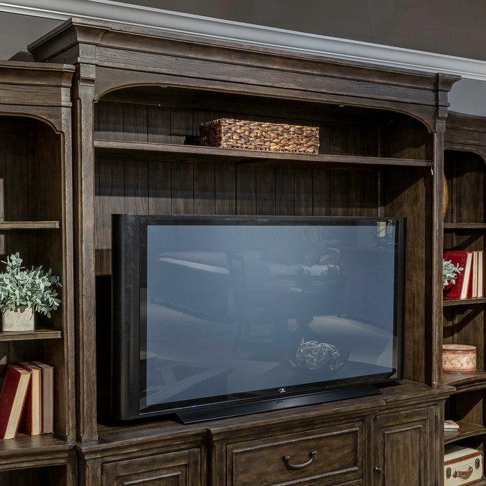 Paradise Valley - Entertainment Hutch - Saddle Brown – Hutches by Liberty Furniture at Furniture Wholesale Plus , Nashville furniture store
