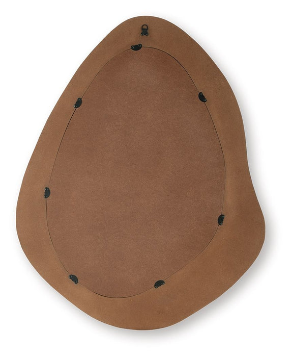 Kierlock - Accent Mirror - Black / Gold Finish – Accent Mirrors by Signature Design by Ashley® at Furniture Wholesale Plus , Nashville furniture store