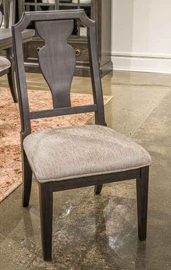 Wickenger - Dining Upholstered Side Chair (Set of 2) - Light Gray / Dark Brown – Chair Sets by Signature Design by Ashley® at Furniture Wholesale Plus , Nashville furniture store
