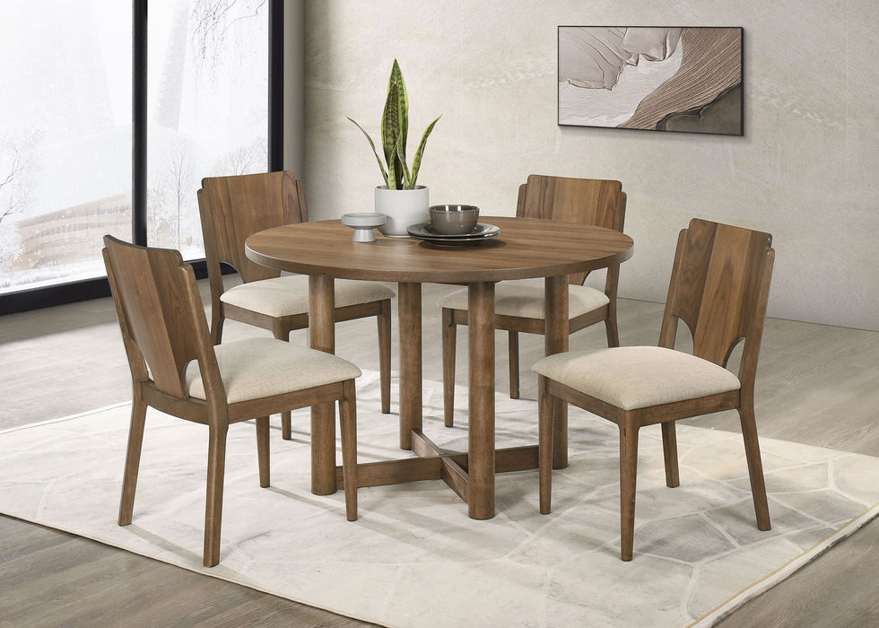 Biltmore - Wood Dining Table Set – 5 Piece Dining Room Sets by Coaster Fine Furniture at Furniture Wholesale Plus , Nashville furniture store