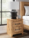 Maystonna - Two Drawer Night Stand - Brown – Accent Nightstands by Signature Design by Ashley® at Furniture Wholesale Plus , Nashville furniture store