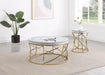 Elise - Round Mirror Top Coffee Table Set – Table Sets by Coaster Fine Furniture at Furniture Wholesale Plus , Nashville furniture store