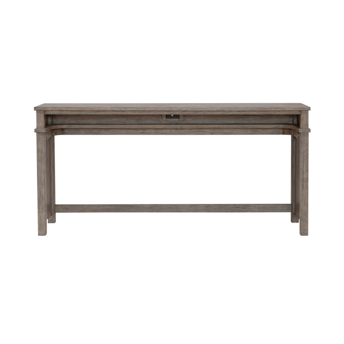 Skyview Lodge - Console Bar Table - Cobblestone – Console Tables by Liberty Furniture at Furniture Wholesale Plus , Nashville furniture store