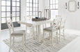 Robbinsdale - Rectangular Counter Height Dining Extension Table Set - Premium 7 Piece Dining Room Sets from Signature Design by Ashley® - Just $1478! Shop now at Furniture Wholesale Plus  We are the best furniture store in Nashville, Hendersonville, Goodlettsville, Madison, Antioch, Mount Juliet, Lebanon, Gallatin, Springfield, Murfreesboro, Franklin, Brentwood