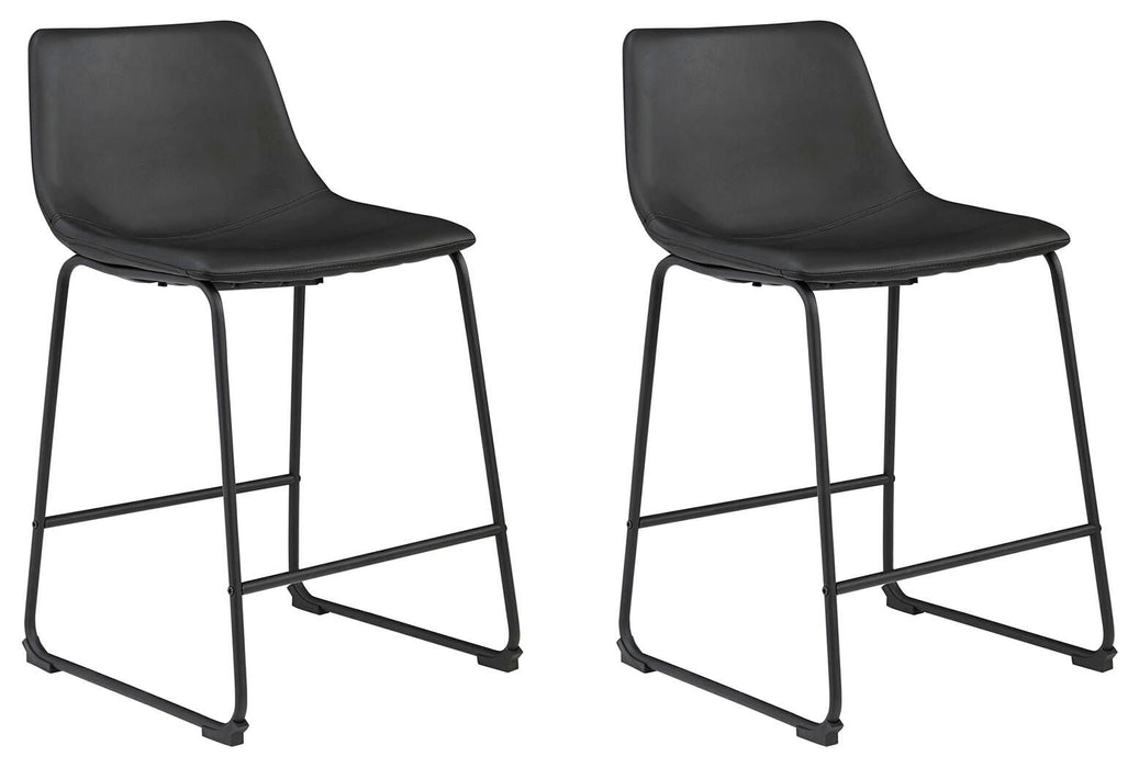 Centiar - Upholstered Barstool (Set of 2) – Stool Sets by Signature Design by Ashley® at Furniture Wholesale Plus , Nashville furniture store