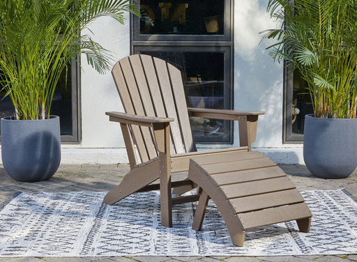 Sundown Treasure - 2 Pc. - Adirondack Chair And Ottoman – 2 Piece Outdoor Sets by Signature Design by Ashley® at Furniture Wholesale Plus , Nashville furniture store