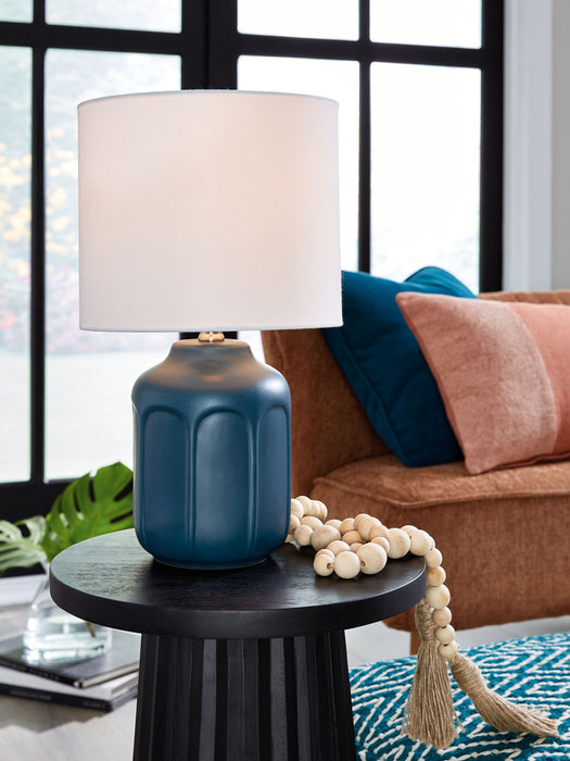 Gierburg - Ceramic Table Lamp – Table Lamps by Signature Design by Ashley® at Furniture Wholesale Plus , Nashville furniture store
