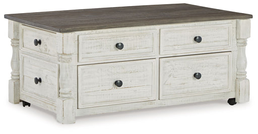 Havalance - Lift Top Cocktail Table with Storage Drawers - White / Gray – Cocktail Tables by Signature Design by Ashley® at Furniture Wholesale Plus , Nashville furniture store