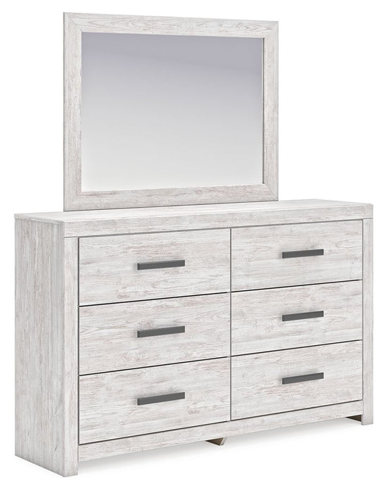 Cayboni - Dresser And Mirror - Whitewash – Dresser & Mirror by Signature Design by Ashley® at Furniture Wholesale Plus , Nashville furniture store