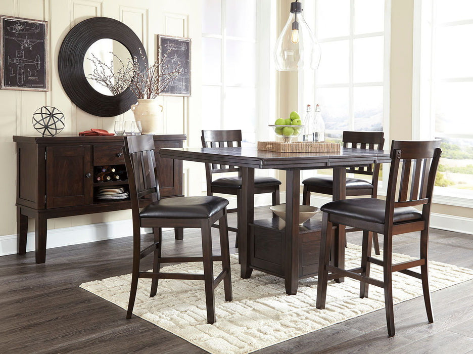 Haddigan - Dining Table With Bar Stools – 5 Piece Dining Room Sets by Signature Design by Ashley® at Furniture Wholesale Plus , Nashville furniture store