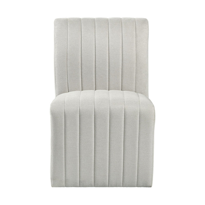 Jemma - Dining Side Chair (Set of 2) - Beige – Chair Sets by Elements International at Furniture Wholesale Plus , Nashville furniture store