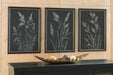 Janisburg - Wall Art Set (Set of 3) - Black / White / Brown – Framed Print Sets by Signature Design by Ashley® at Furniture Wholesale Plus , Nashville furniture store