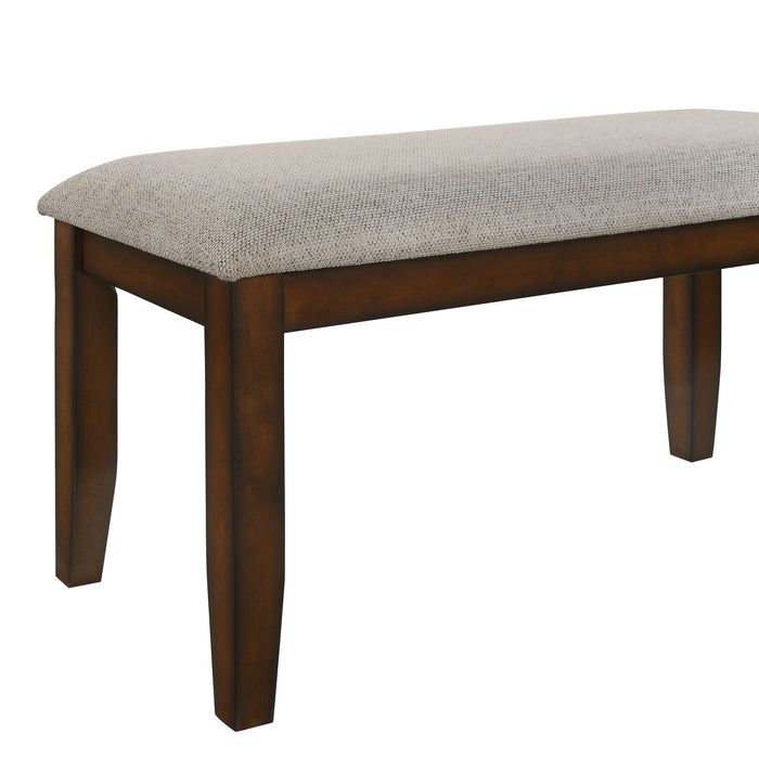 Portage - Dining Bench - Brown / Beige – Dining Benches by Elements International at Furniture Wholesale Plus , Nashville furniture store