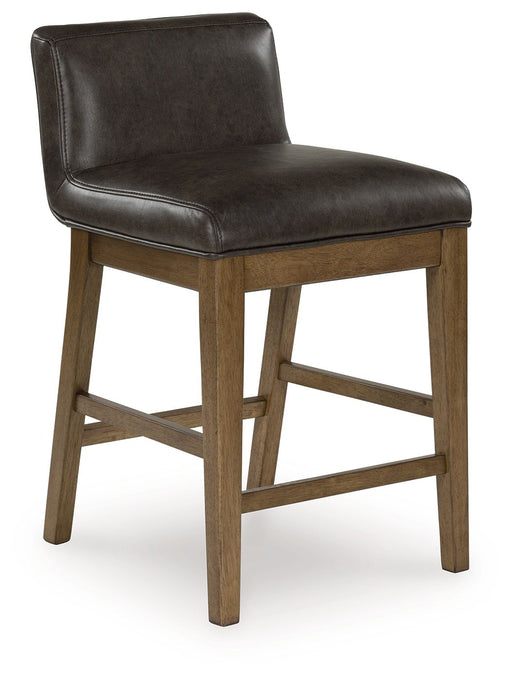 Cabalynn - Two-tone Brown - Upholstered Barstool (Set of 2) - Premium Stool Sets from Signature Design by Ashley® - Just $238! Shop now at Furniture Wholesale Plus  We are the best furniture store in Nashville, Hendersonville, Goodlettsville, Madison, Antioch, Mount Juliet, Lebanon, Gallatin, Springfield, Murfreesboro, Franklin, Brentwood