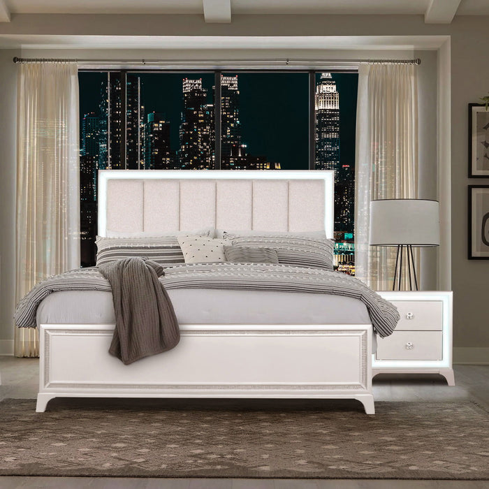 Cassie - Bed – Upholstered Beds by Steve Silver Furniture at Furniture Wholesale Plus , Nashville furniture store