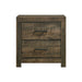 Bailey - 2-Drawer Nightstand - Walnut – Accent Nightstands by Elements International at Furniture Wholesale Plus , Nashville furniture store
