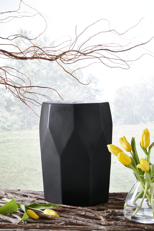 Rhysworth - Black - Stool - Premium Accent Stools from Signature Design by Ashley® - Just $168! Shop now at Furniture Wholesale Plus  We are the best furniture store in Nashville, Hendersonville, Goodlettsville, Madison, Antioch, Mount Juliet, Lebanon, Gallatin, Springfield, Murfreesboro, Franklin, Brentwood
