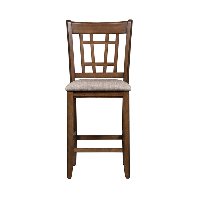 Santa Rosa - Lattice Back Counter Chair - Antique Honey – Counter Chairs by Liberty Furniture at Furniture Wholesale Plus , Nashville furniture store